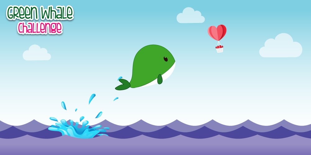 iamgreenwhale's tweet photo. Stop #BlueWhaleChallenge! Play #GreenWhaleChallenge! Life is Beautiful! Play now with me https://t.co/FD9IEuyVeb https://t.co/EtufJpVErD