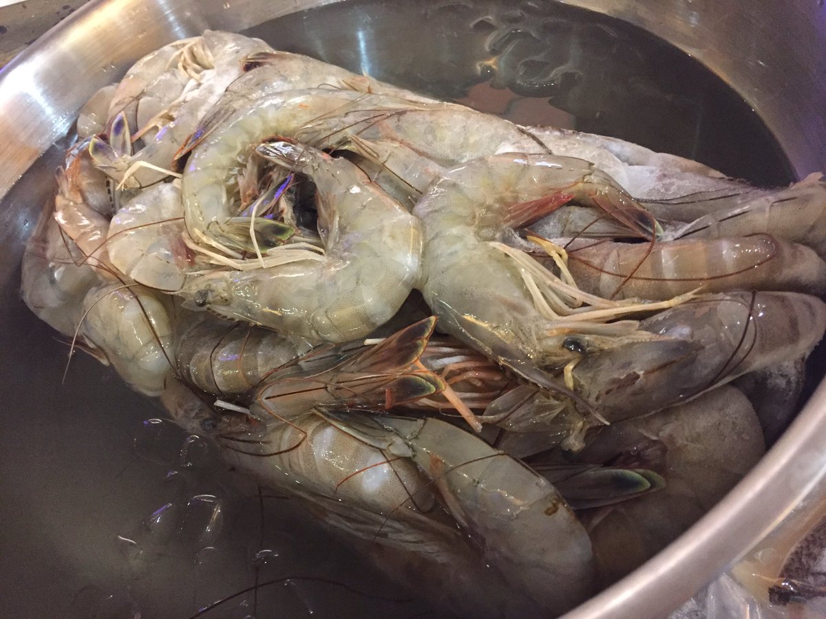 LaSeafoodBoard's tweet photo. Checking out these beautiful soft shell #LouisianaShrimp from @AnnaMarieShrimp. #GASCO17 https://t.co/6ptTn8c9OP