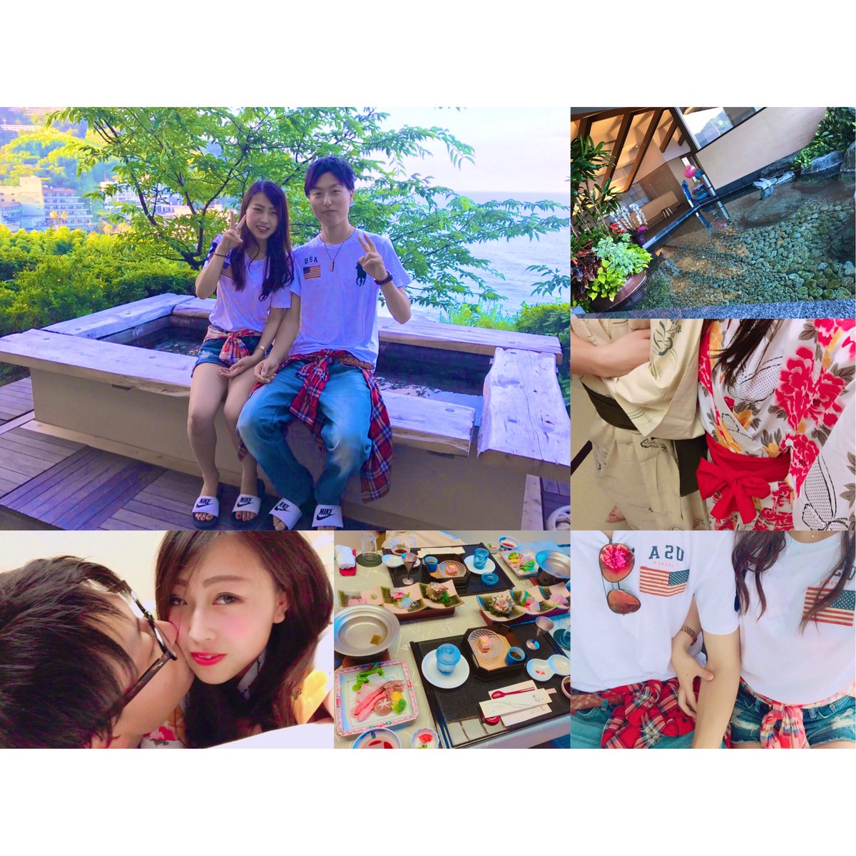 080731Ryona's tweet photo. 7/29〜31
熱海・伊豆温泉旅行👫💭♨️💗✨

ふたりでいく4回目の旅行❤️
美味しいもん食べさしてくれて行きたかったとこ連れてってくれて、可愛いプレゼントまで嬉しすぎた😢🎁💝
今年の誕生日も一緒にいてくれて楽しませてくれてありがとう😻🌈💖
来年わどこ連れってもらおかな〜😝💘 https://t.co/OQeWY2FBLs
