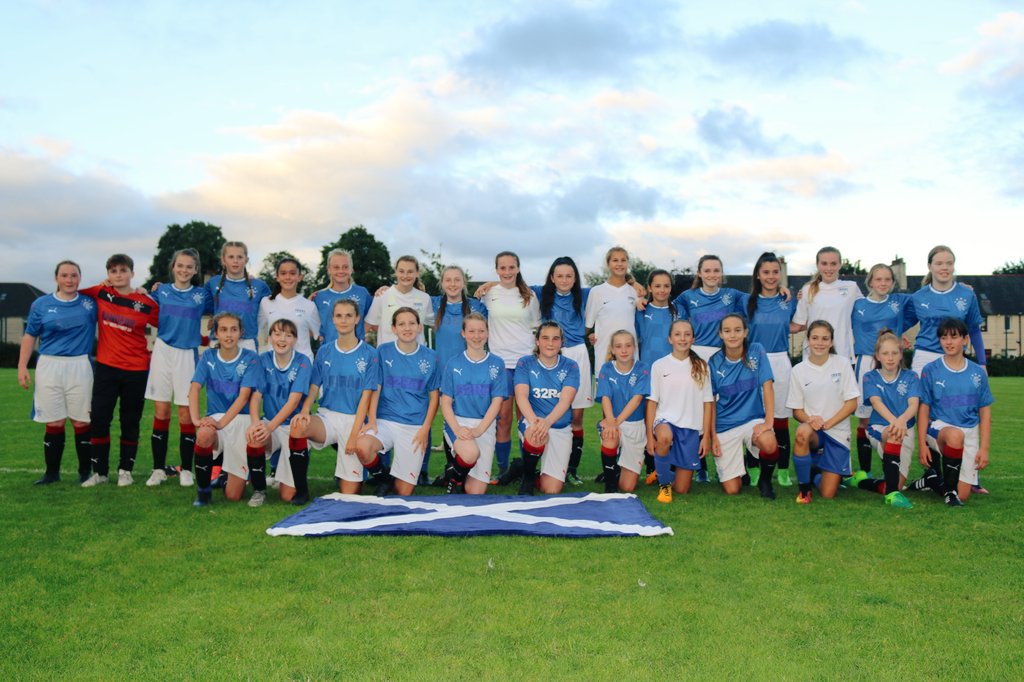 BWAdvanced's tweet photo. Our girls after 3-2 win against Glasgow Rangers FC. https://t.co/AUlsJ7JmcX