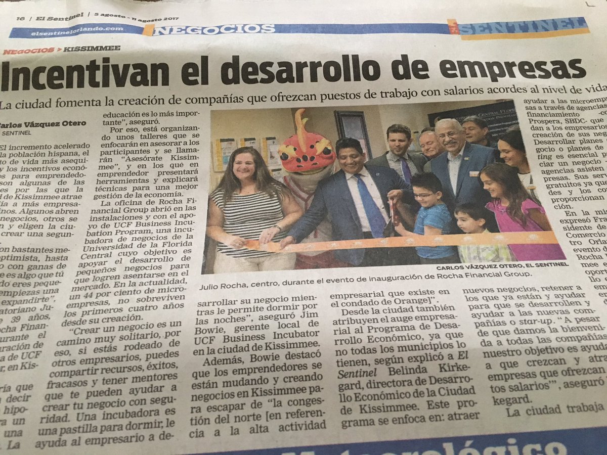 juliorochafor8's tweet photo. #RochaFinancialGroup new office in #Kissimmee #Gracias @JimORLCC @ORLCC @HCCMO @carlosvotero @melissazayas23 https://t.co/jnbkbjFSX1