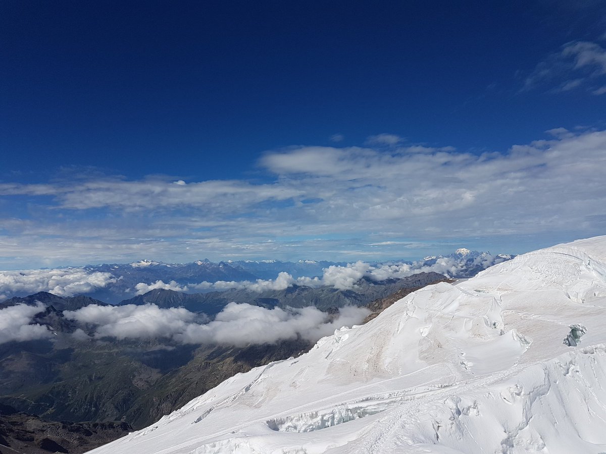 Mauro Tortello On Twitter View From Piramide Vincent 4215 Mt Monterosa