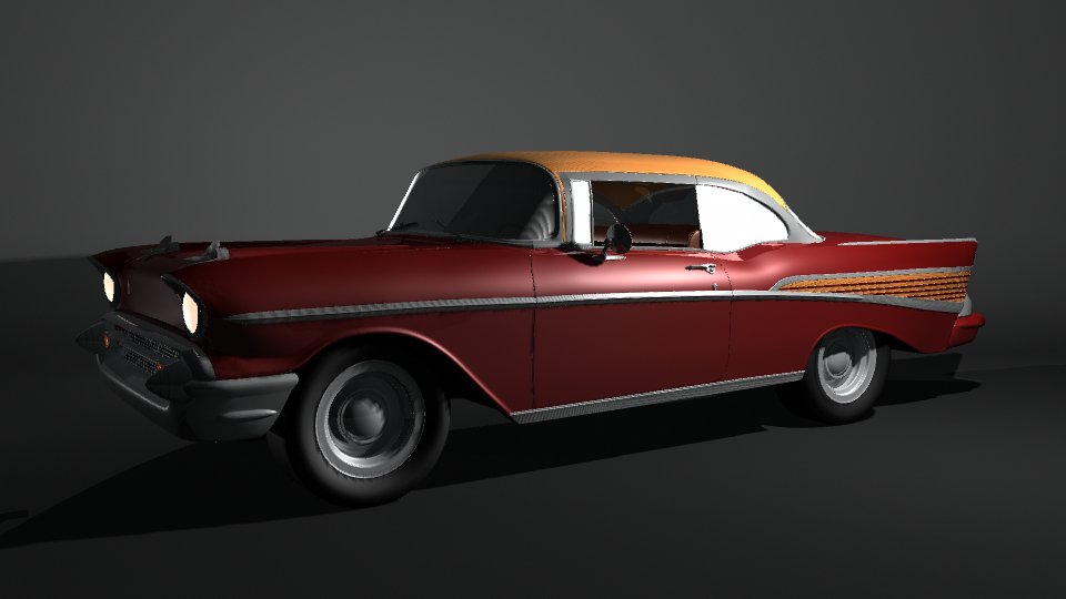 DKGart's tweet photo. Qucikly Thrown together Render in Maya, Chevy 1957 #gameart #Highpoly #notGameready #gamedev #indiedev #VR #Moretobedone #firstVehicle https://t.co/DNFajyxhKB