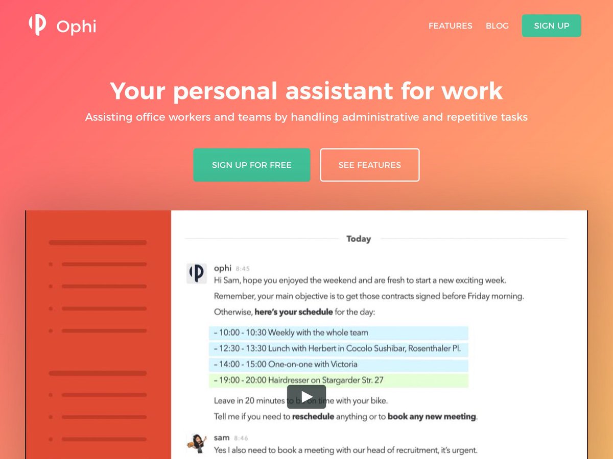 BetaList's tweet photo. Ophi: Your personal assistant for productivity https://t.co/JcyDeSDPuV https://t.co/ALgDFx4jFw