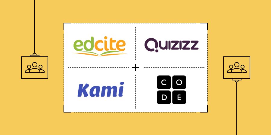 GoogleForEdu's tweet image. Announcing the newest apps integrated #withClassroom: @quizizz, @EdciteTeam, @officialkamihq &amp;amp; coming soon, @codeorg goo.gl/O447xQ