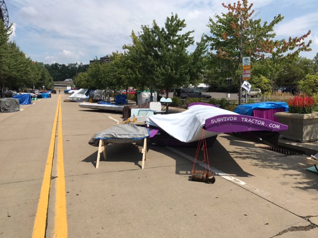 NHAgriculture's tweet image. We’re all systems go for #RedBullFlugtag. Don’t forget to #VoteSurvivorTractor by RETWEETING this tweet!