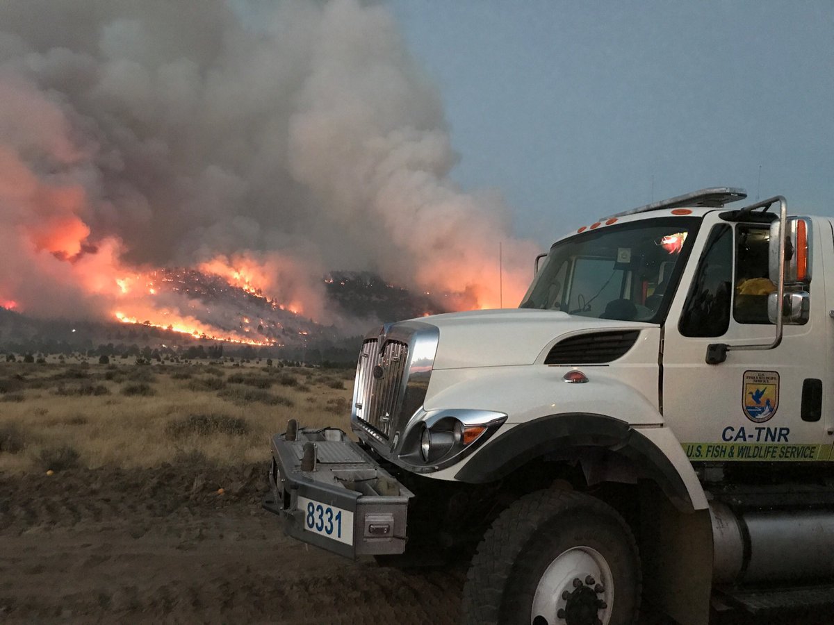 USFWSFire_SoCal's tweet image. E8331 from 5780c had another successful night shift on Div PP. #ModocJulyComplex