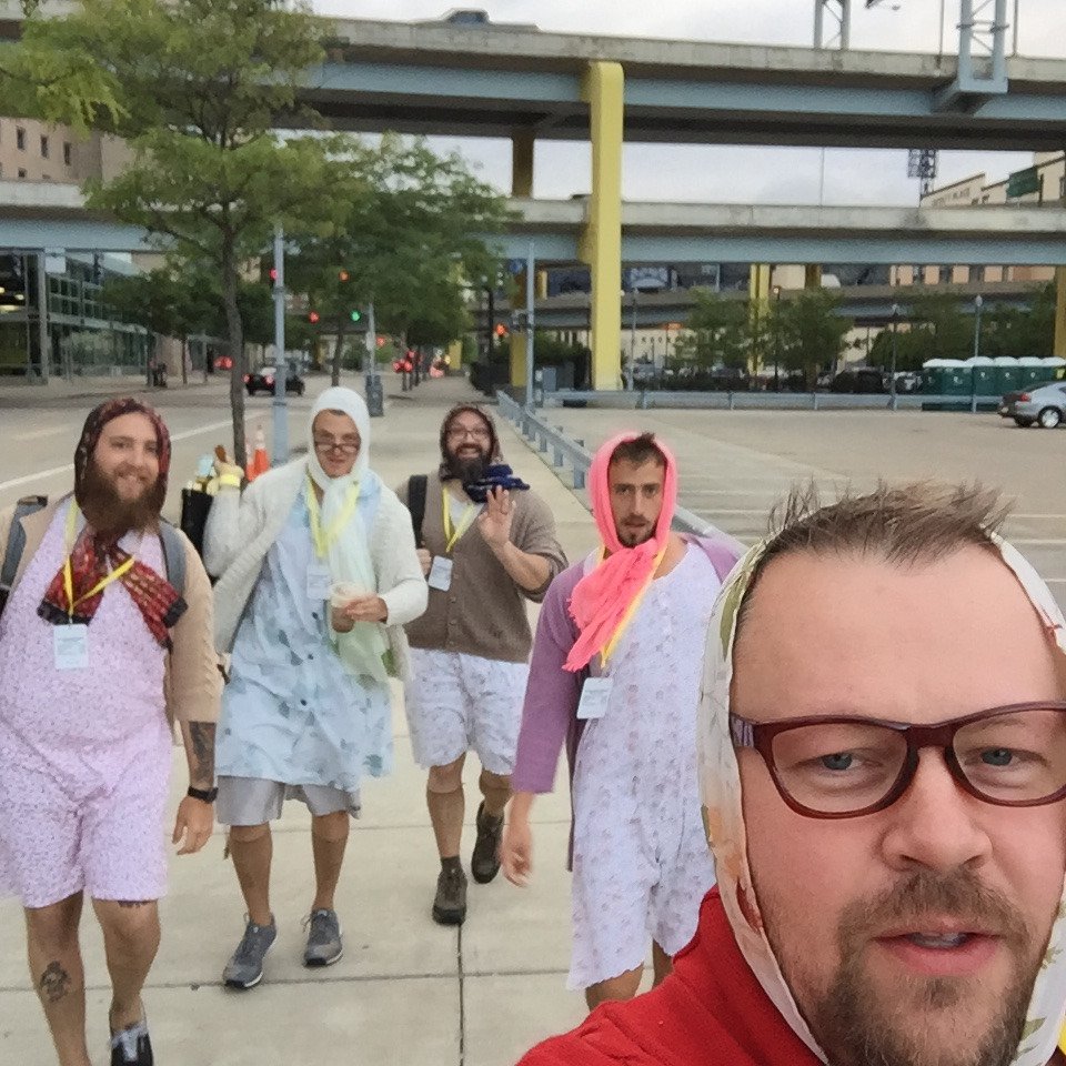PolishSpill's tweet photo. Oh, heyyyyy!! Watch out @3RiversRegatta, Polish grannies are here to party with @redbull. @fsmikey @FSBigBob @SmithBrosAgency #PolishSpill https://t.co/tuR3cU193j