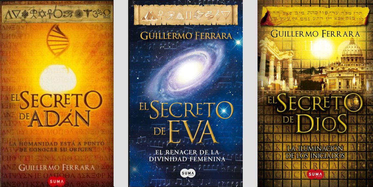 GuilleFerrara's tweet photo. Cuál de los tres te impactó más? #ElsecretodeAdan #ElsecretodeEva #ElsecretodeDios Viene nueva aventura en 2018... @megustaleermex https://t.co/LPbIY0mHAD