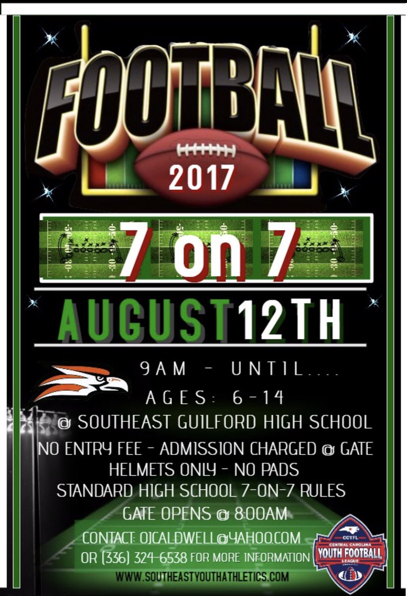 ccyflnc's tweet photo. @ccyflnc  invites all youth football orgs to get your skill work in! deadline to register is Wed. 8-9-17 https://t.co/IYaq6aKVr9