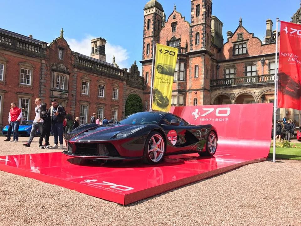 stratstoneuk's tweet photo. On Tuesday #Willmslow was graced by the sound of glorious Ferrari V12โs as we celebrated 70 years of #Ferrari https://t.co/ccKv7GX7Ey https://t.co/AEXgBUEomC