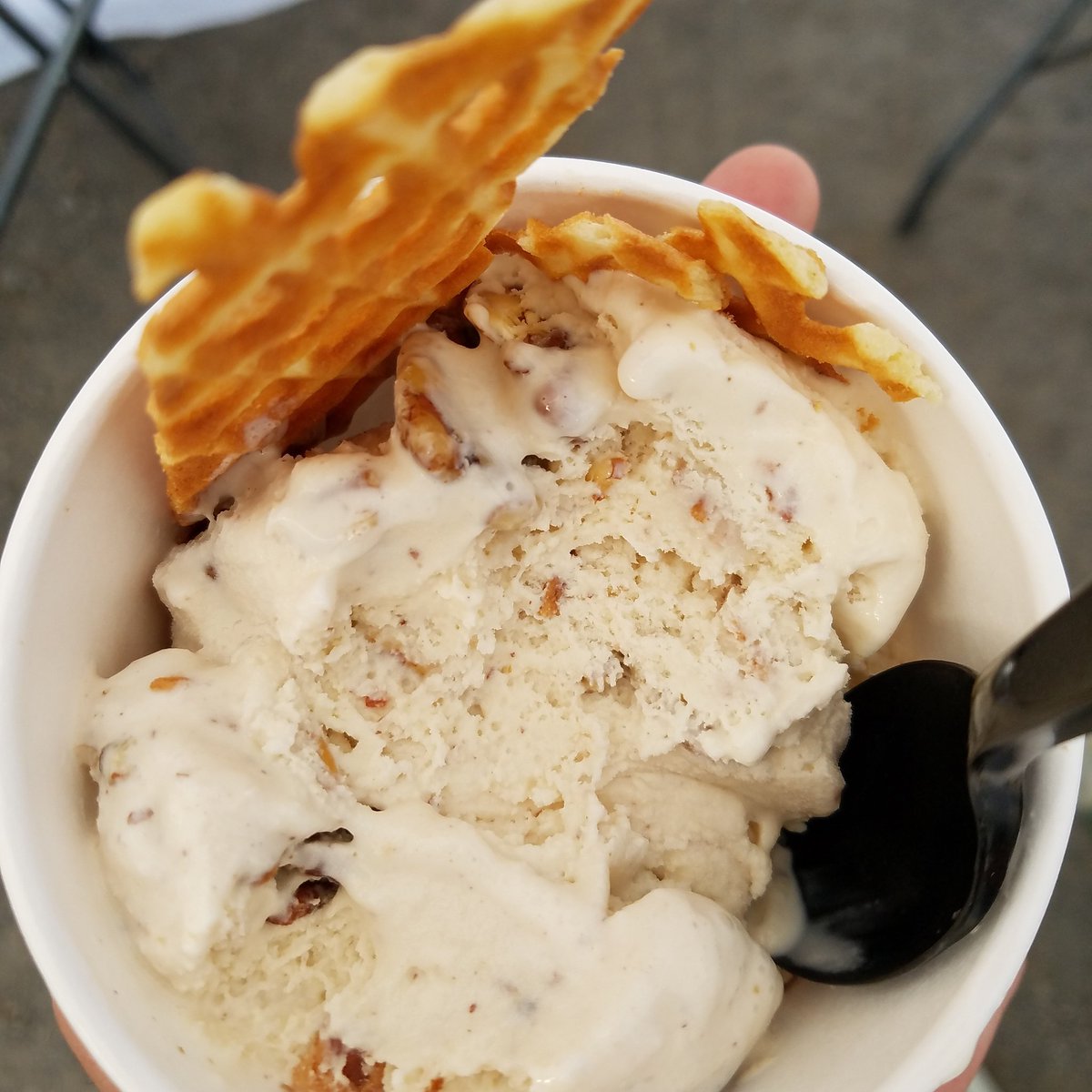 We have spicy ice cream made of Ghost Pepper.