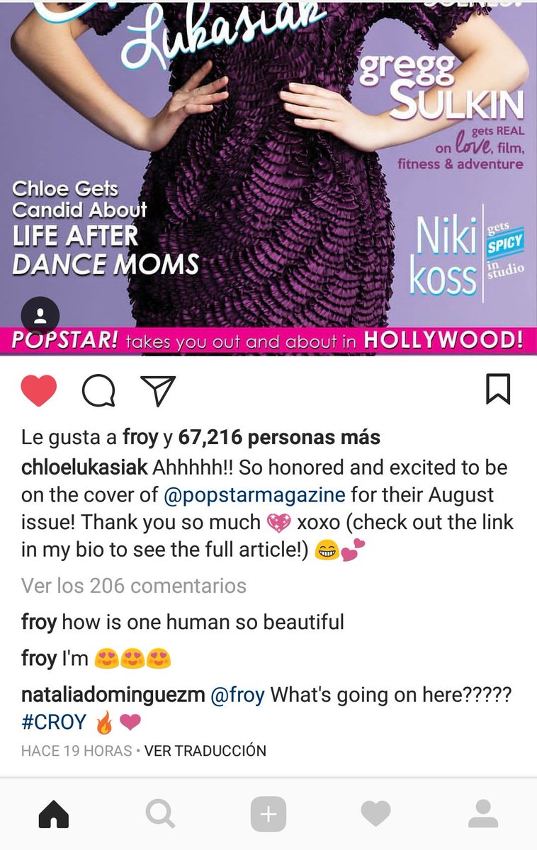 Chloe Lukasiak Arg tweet media