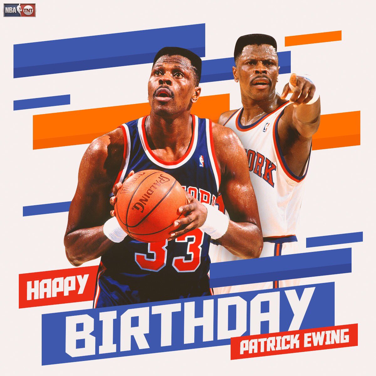 To help us wish 11x All-Star and legend, Patrick Ewing a Happy Birthday! 