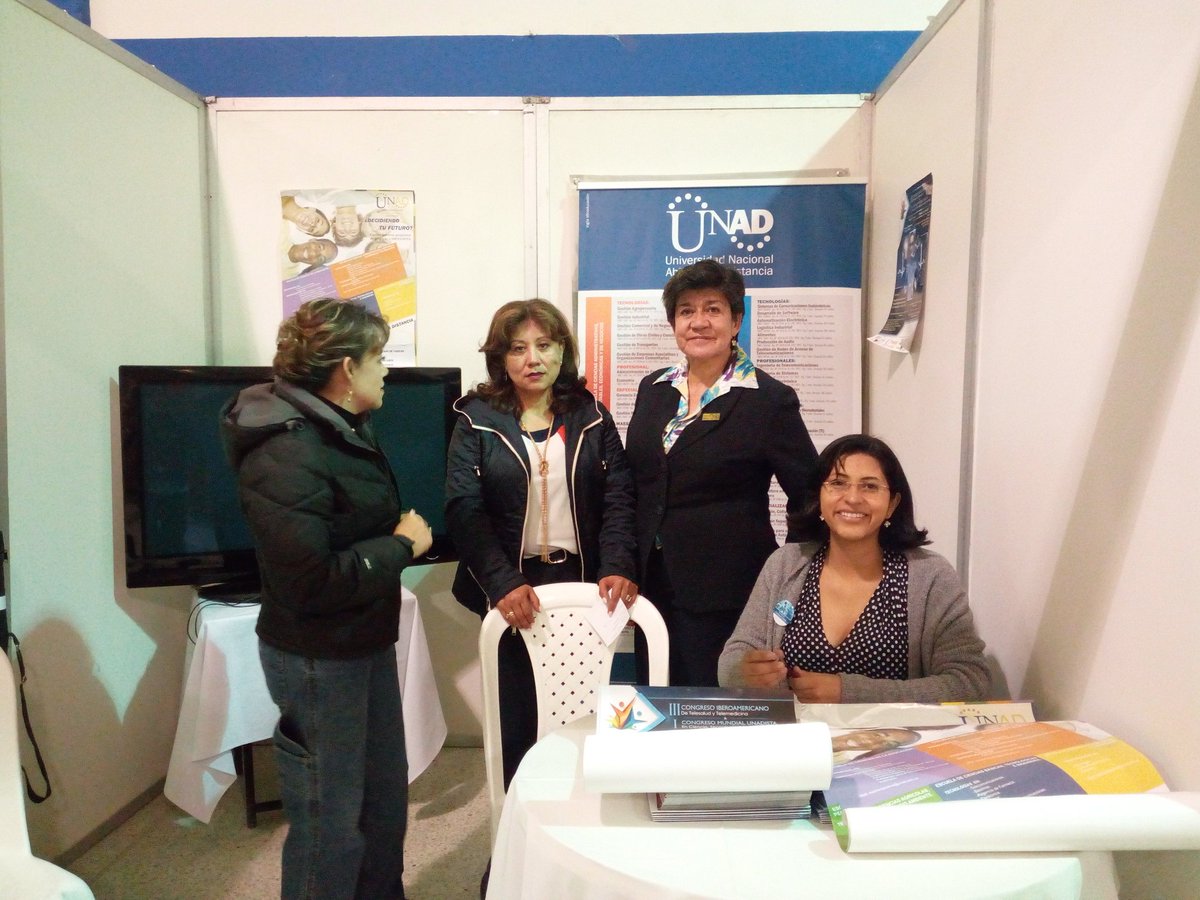 Unaduitama's tweet photo. UNAD presente XI Feria del Oriente Colombiano @carocalleve @JaimeLeal_   @LUZMARTHAVARGAS @unadibague @ConstanzaAbadia @MariaCBernal https://t.co/KJjQK18rEK