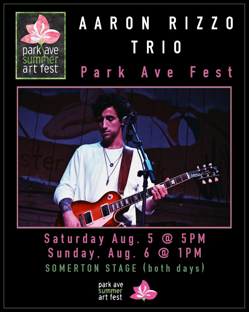 weareprivileged's tweet photo. Meet me at @ParkAveFest 2017 to see @aaronrizzomusic light up SOMERTON STAGE both Sat. 8/5 (5pm) and Sun. 8/6 (1pm)! #AR3 #ROC #parkavefest https://t.co/Tpj1uQYwmf