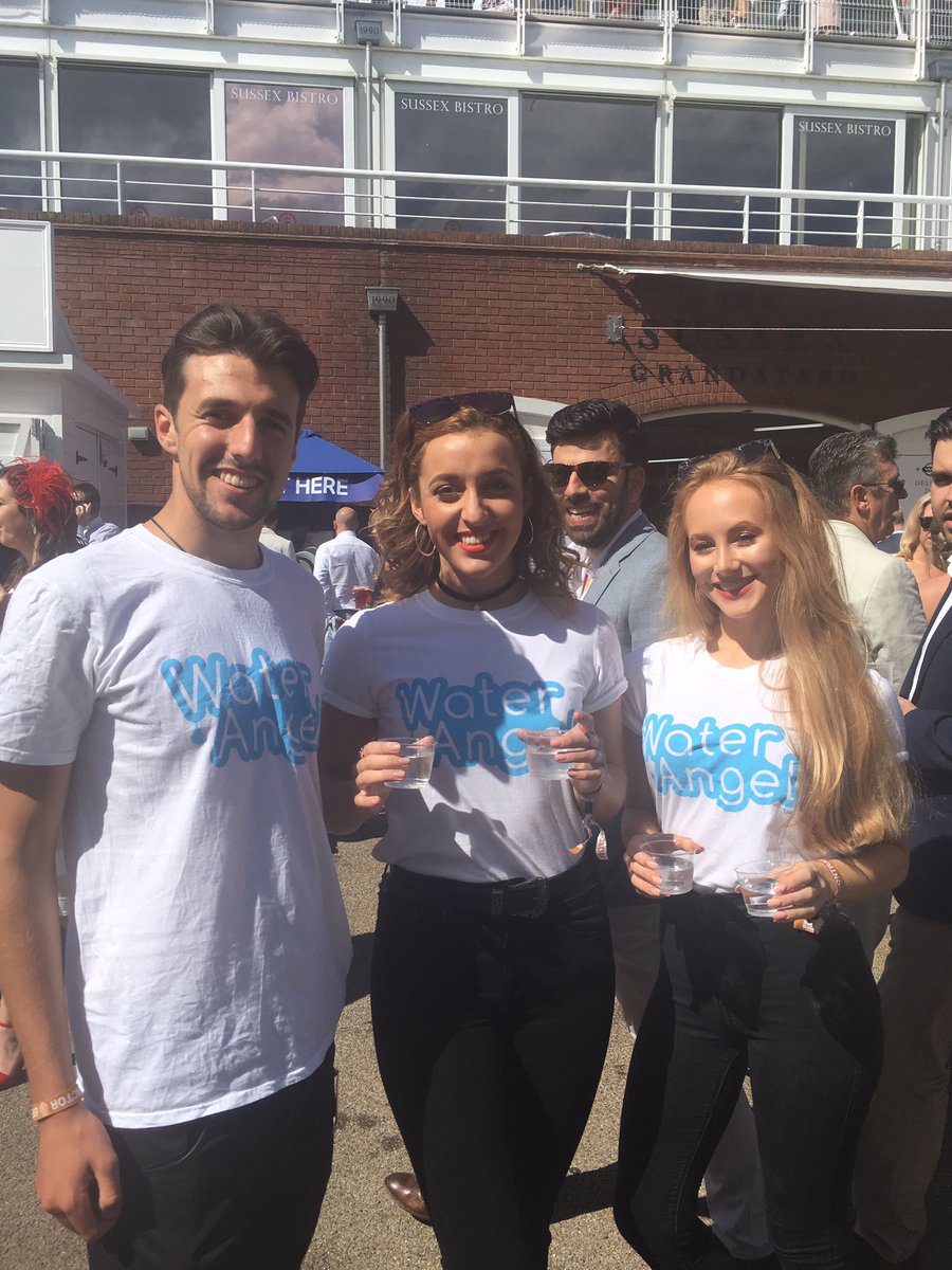 waterangelUK's tweet photo. Have you spotted the Water Angels at Goodwood? #gloriousgoodwood #wscc #waterangels #water #hydtated https://t.co/L3TdyV4fJy