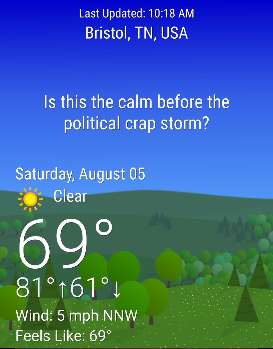 JustBeingEric's tweet photo. Another #LocalWeatherUpdate! (This one's too good not to share! 🤣 LOL!!!) https://t.co/qf5Ubczjsy