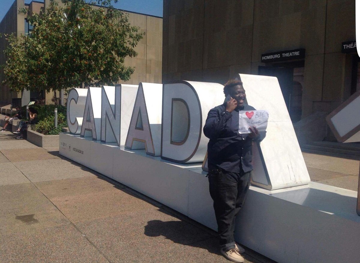 BTC242's tweet photo. Rex is studying in Canada and he says that he stays connected with everyone back home "with BTC Everyday!" 

We love it! 

#LimitlessSummer https://t.co/OYsOOqjAsE