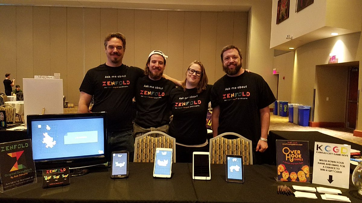 astrawitch's tweet photo. All set up and ready to roll @PixelpopFest #indiedev #zenfold https://t.co/l9EWfBrRlT