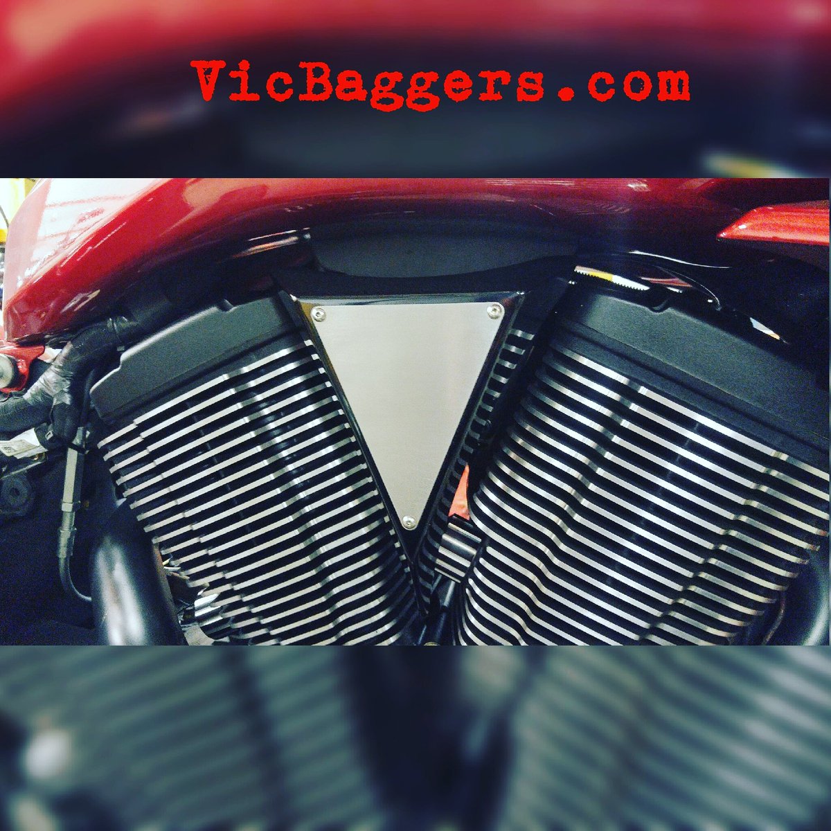 Victory Cheesewedges at VicBaggers.com also Throttlebody covers #victorymotorcycles #victoryparts #victorycheesewedges