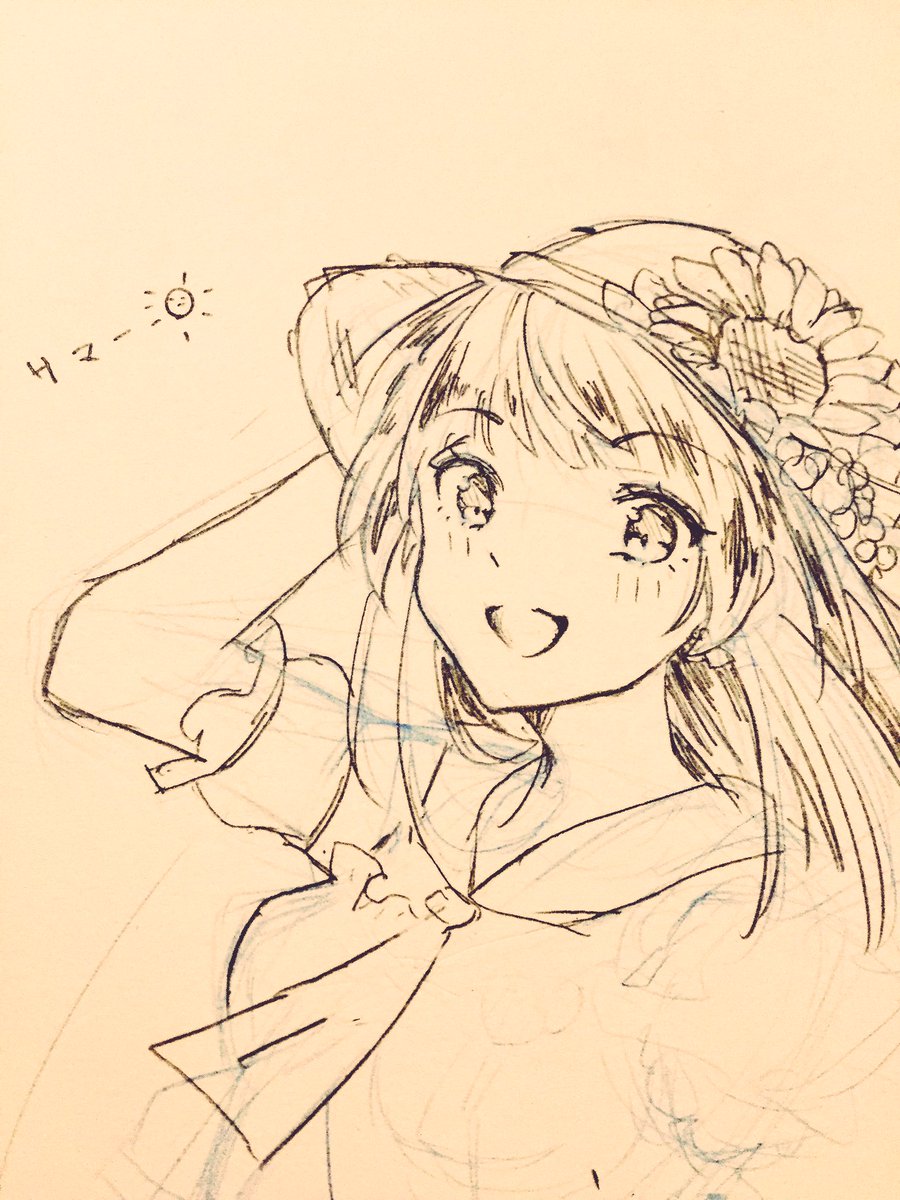 5000兆年振りに絵を描いてる 
