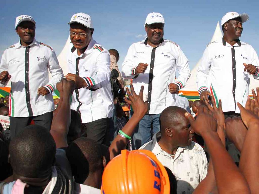 KBCChannel1's tweet photo. Jubilee and NASA teams wind up campaigns by urging Kenyans to turn up in large numbers to vote on Tuesday 8 #KenyaDecides #Afraha #UhuruPark https://t.co/u4syjKHMny