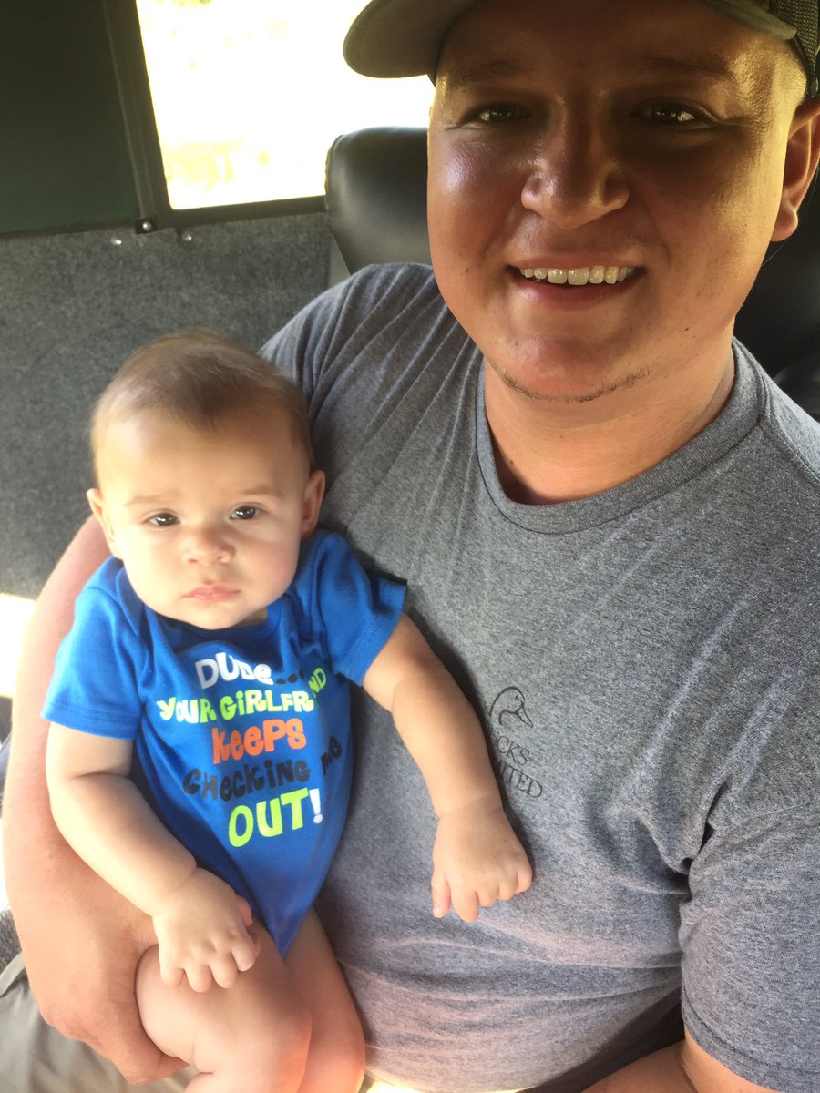 JKapchinski16's tweet photo. Seth Alan's 1st trip to the deer lease! #familytrip #1stRoadTrip #AESSummerFun #AltonHero https://t.co/fV4x80Iblq