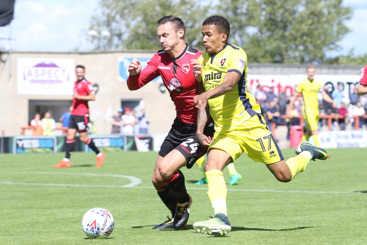 Jerell Sellars has been excellent so far for Cheltenham Town on his debut #ctfc
