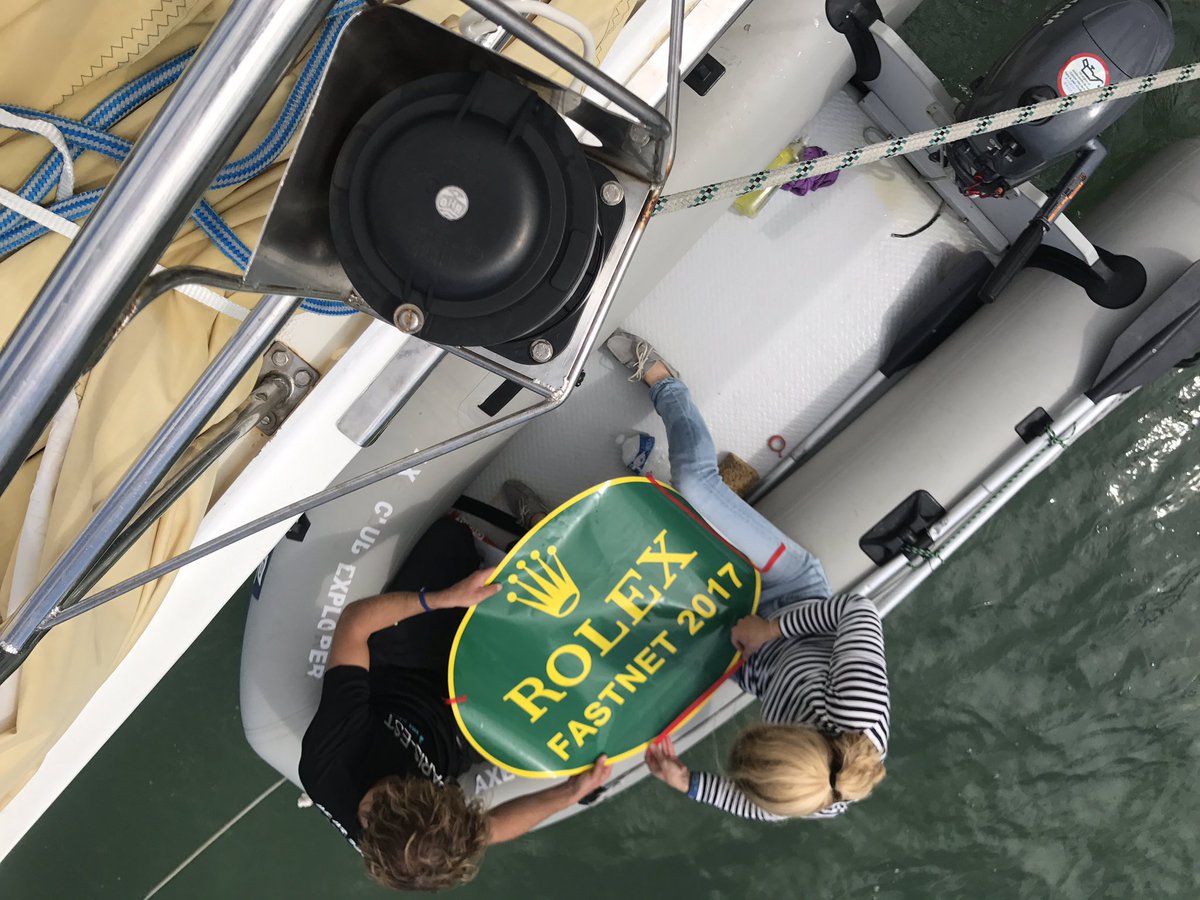 challenge_ocean's tweet photo. Last details onboard Albatros before the start tomorrow #RolexFastnetRace #sailing #offshore #challenge67 https://t.co/NtZEn2JmPf