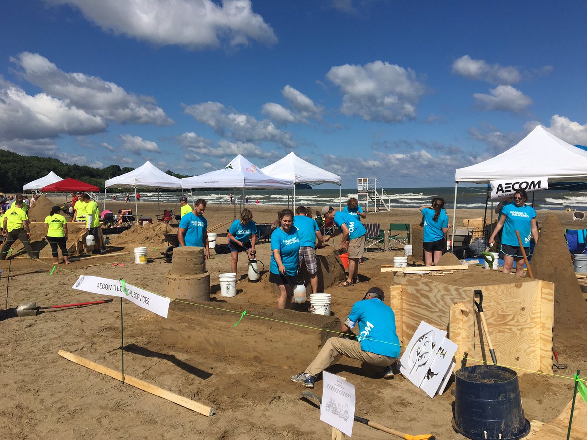 ACE_CLEVE's tweet photo. Great turnout for @AIACleveland Beach Day! #ACECLE https://t.co/8JzKfZqBCr