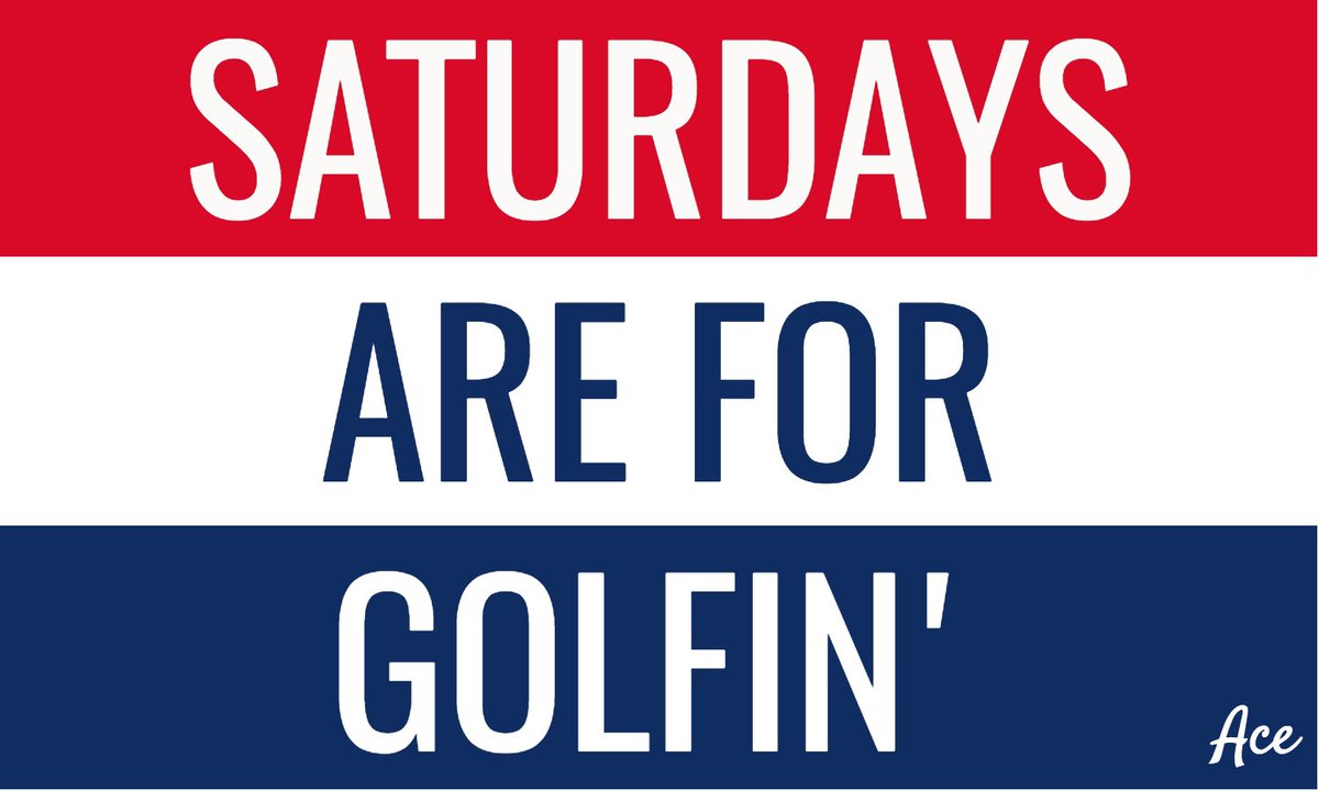 ACEImpactSpray's tweet photo. What are Saturday's for? #Golfing #TeeTime https://t.co/XzIZSsMAdj