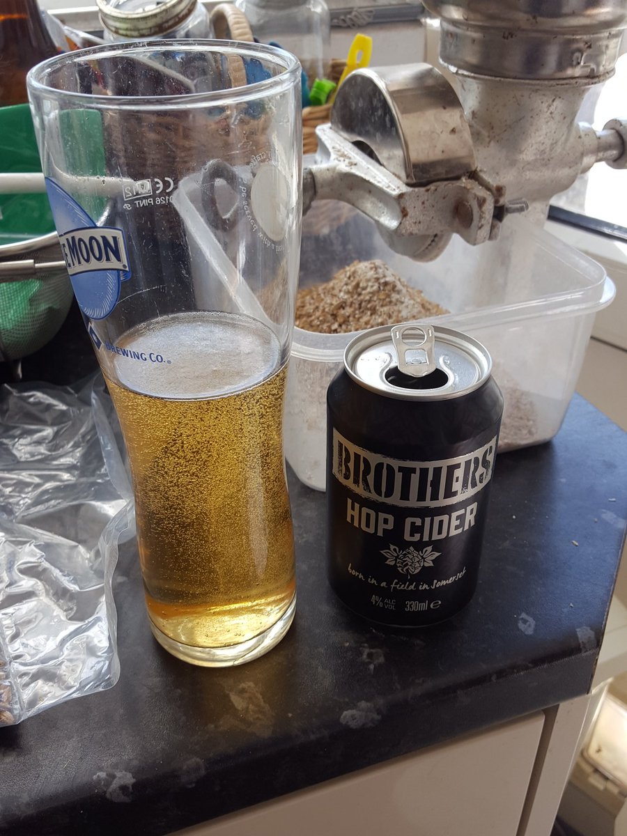 Brewmaster_Ben's tweet photo. #hopcider now commercially available in the UK. Not a patch on the #homebrew version. Needs less sugar and more HOPS!!!! https://t.co/PzeD5sbcWF