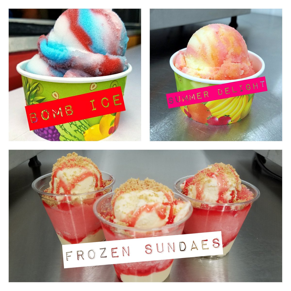 frozenscoops1's tweet photo. Italian ice at the #sikestonmo Outlet Mall. #taxfreeweekend https://t.co/aFGdOC53H6
