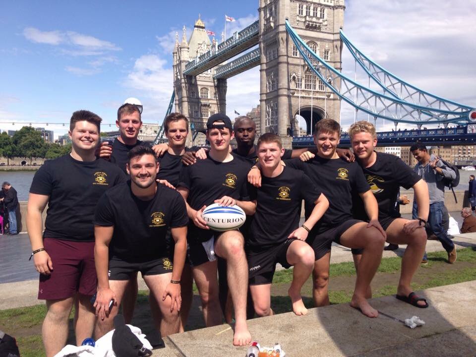 oldcaterhamians's tweet photo. The @oldcaterhamians have fielded a fine #rugby team @ldnbeachrugby #LBR17 #OldCats https://t.co/B5uNcyiVZl