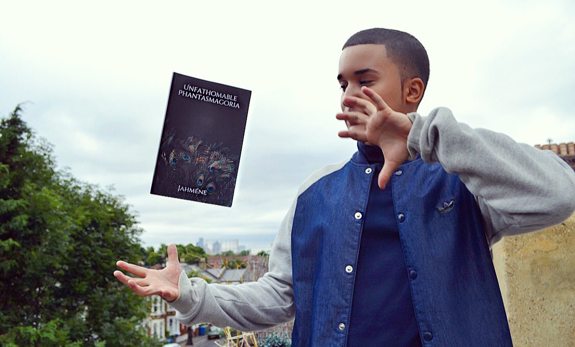 Jahmene's tweet photo. RETWEET to be in the chance of WINNING a signed copy of my new book!📚

#UnfathomablePhantasmgoria 
Out Now @AmazonUK
https://t.co/ZYT8Hl15Y2 https://t.co/N5Xq29xSkK