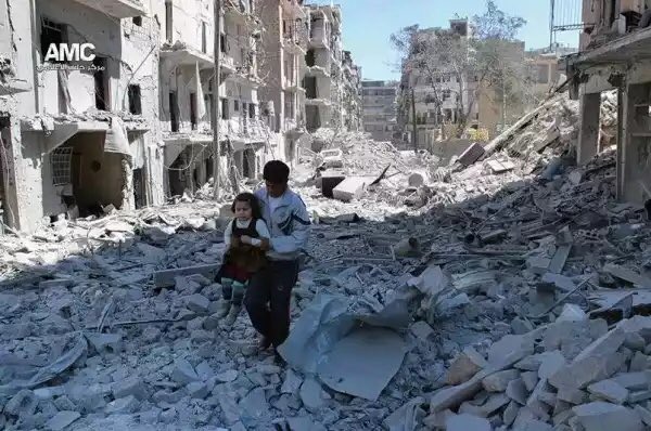 State of Syria now. Remember to say a prayer to end this massacre. Our nations are at risk as well if care is not taking