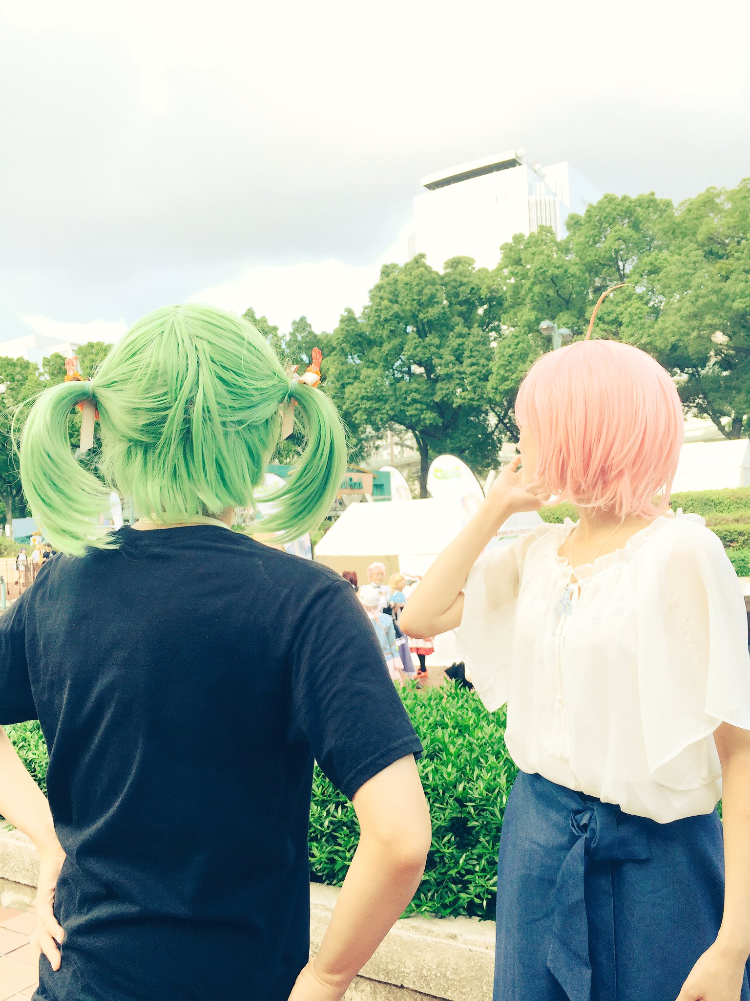 おいでよ名古屋 おいなご 今日会いに来てくれた皆様 ありがとうございました コスサミ 開催中は オアシス21のスタバにコスプレして行くと キャラクターの名前を書いてくれるサービスを実施中だよ 明日も熱くなるから 水分補給を忘れずに 名古屋の夏