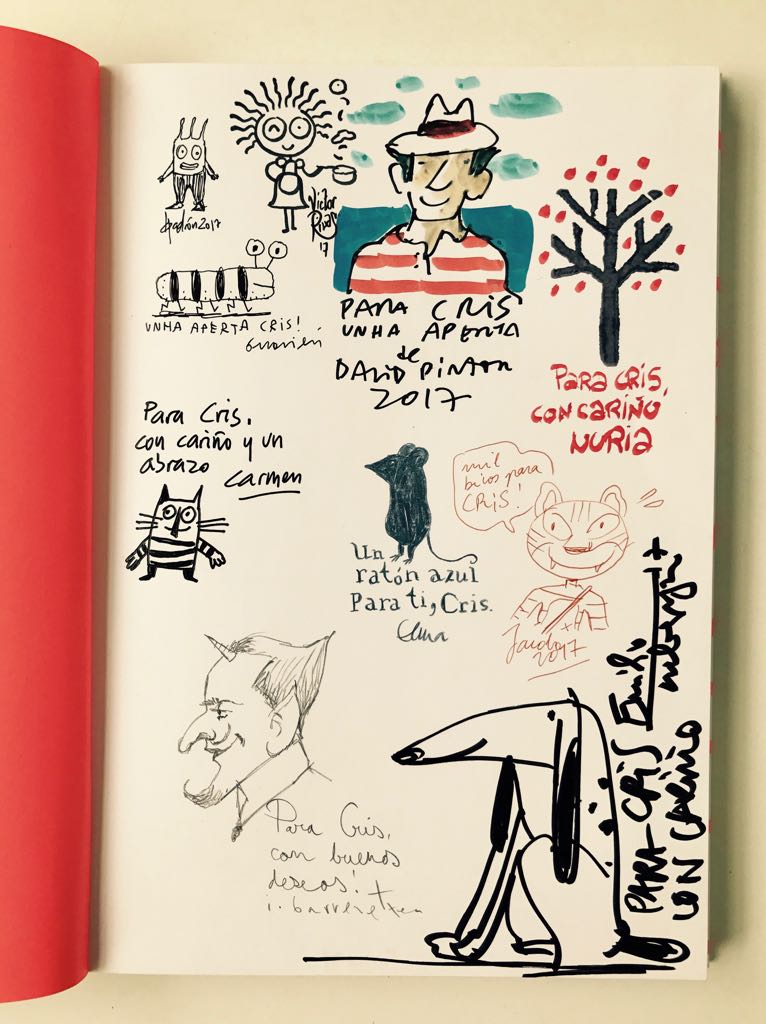 BululuEditorial's tweet photo. 100% Ilustración presente en la Brincadeira de Ilustradores en la Carpa de las Librerías de Coruña.
#carpadaslibrarias @librariascoruna https://t.co/xjOXsD3Mo4