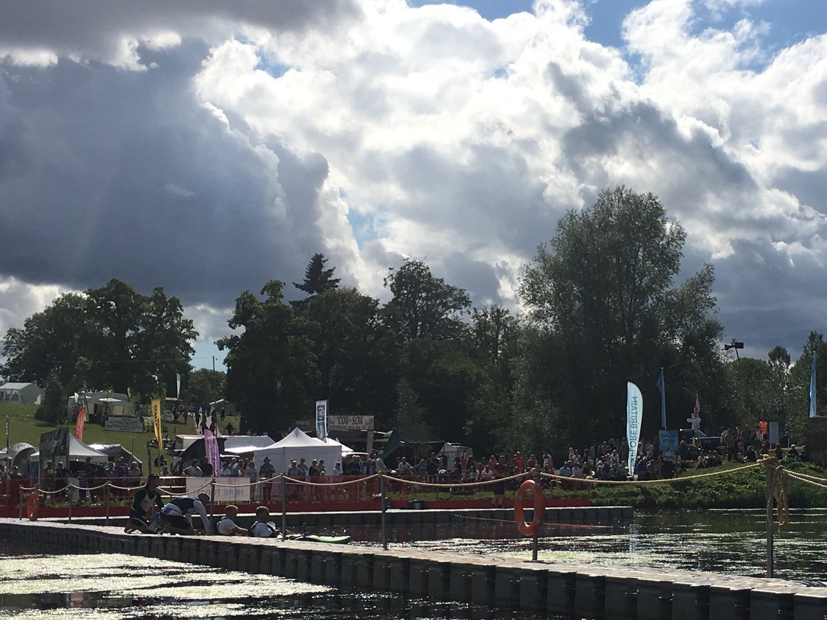 On the start line, under a dramatic sky! <a href="/Countryfilelive/">BBC Countryfile Live</a>