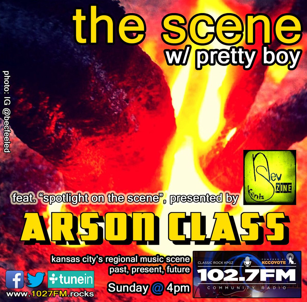 Churkendooser's tweet photo. Join me Sunday @ 4p CT on @1027FMRocks for #TheScene's 3rd anniversary! https://t.co/Ns5ic4biv0 &amp; @tunein (search "KPGZ") #supportlocalmusic https://t.co/HM2nuXqlts