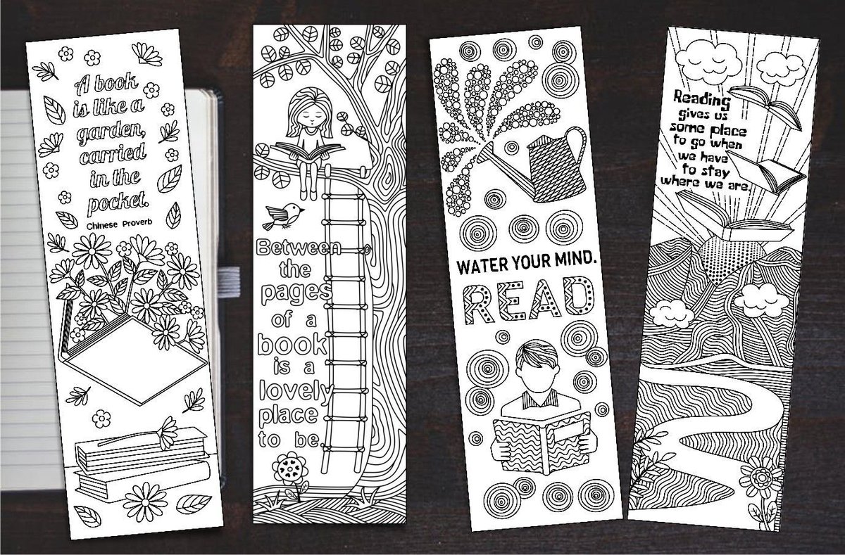 RicldpArtworks's tweet image. NEW Coloring bookmarks for your kids! buff.ly/2v8brdM #newdesigns #bookmarks #coloringpatterns
