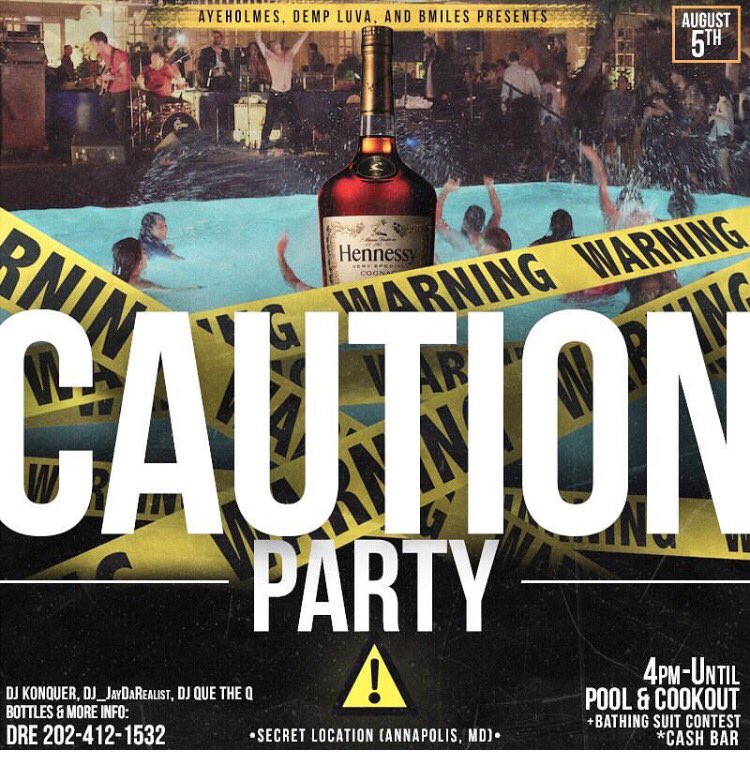 BlakkSweizy's tweet photo. #CautionParty 📍 Starts @ 4..... DM for address #RT https://t.co/gdjYGSGq7S