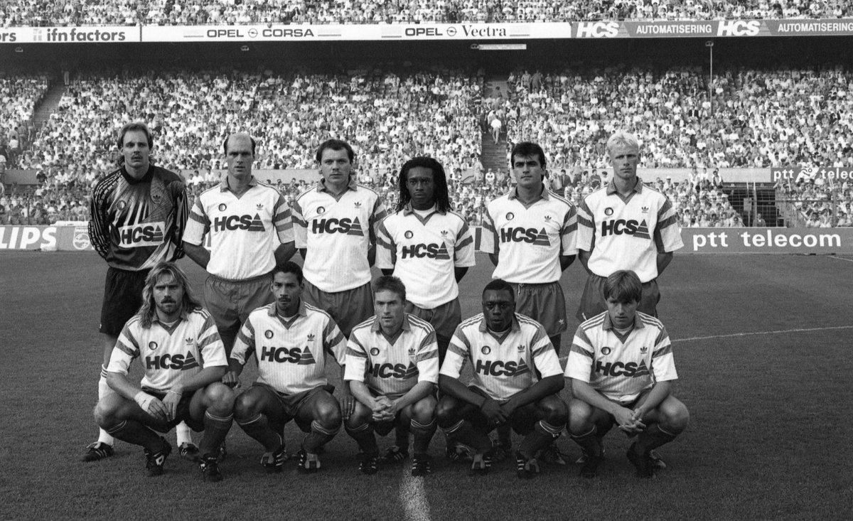 OldFootball11's tweet photo. #Feyenoord #Supercup 1991:
#DeGoeij #Metgod #Kiprich #Blinker #Damaschin #Scholten
#JohnDeWolf #HenkFraser #RuudHeus #VanGobbel #RobWitschge https://t.co/lmszdGA25Q