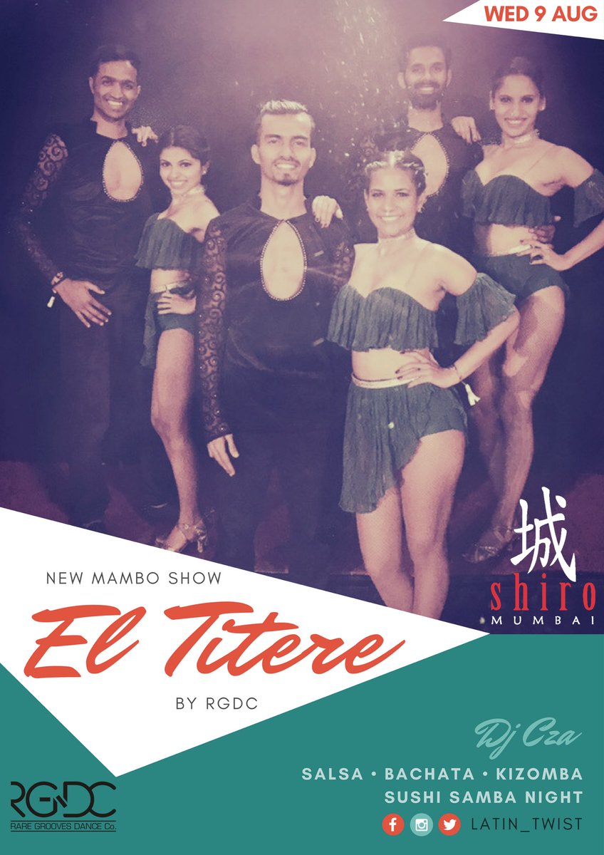 latin_twist's tweet photo. Mambo continues to thrive'...
Watch RDGC perform their new mambo show this week at Shiro!
#SalsaWednesday #RDGC #Mambo #ElTitere https://t.co/DkljG90ELk