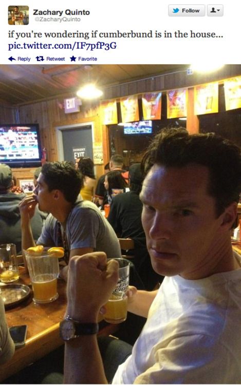 AborigiPCG's tweet photo. Sherlock Holmes, James T. Kirk, Shaun Of The Dead, And Spock All Walk Into A Barâ?¦ There is no jo https://t.co/ndptzkD3Mk