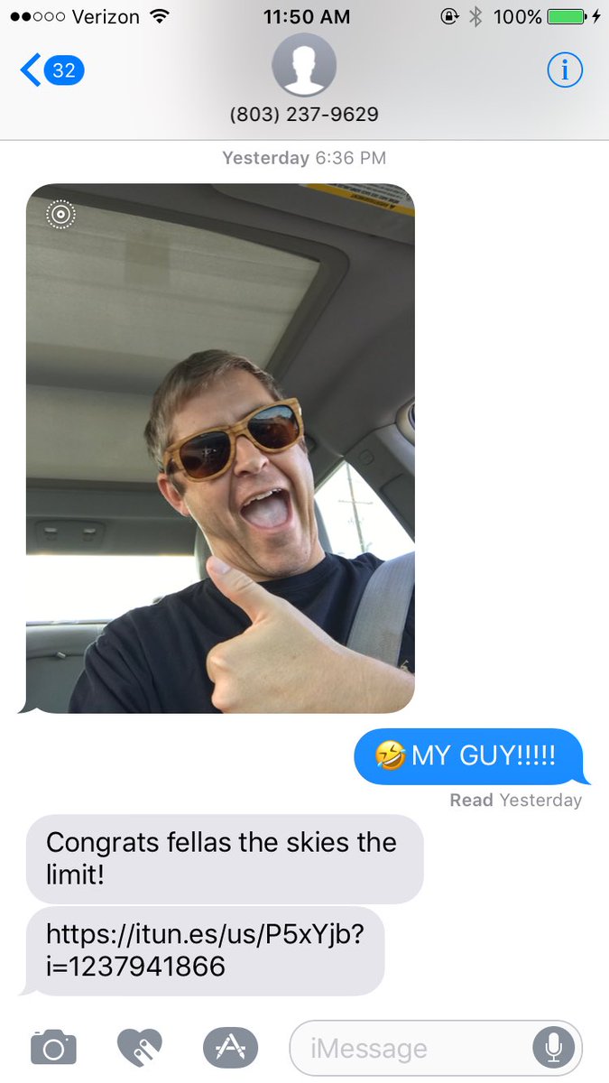 Accidentally sent these pics to the wrong number yesterday. The response was legit tho✊🏿🙌🏿... Really made me smile