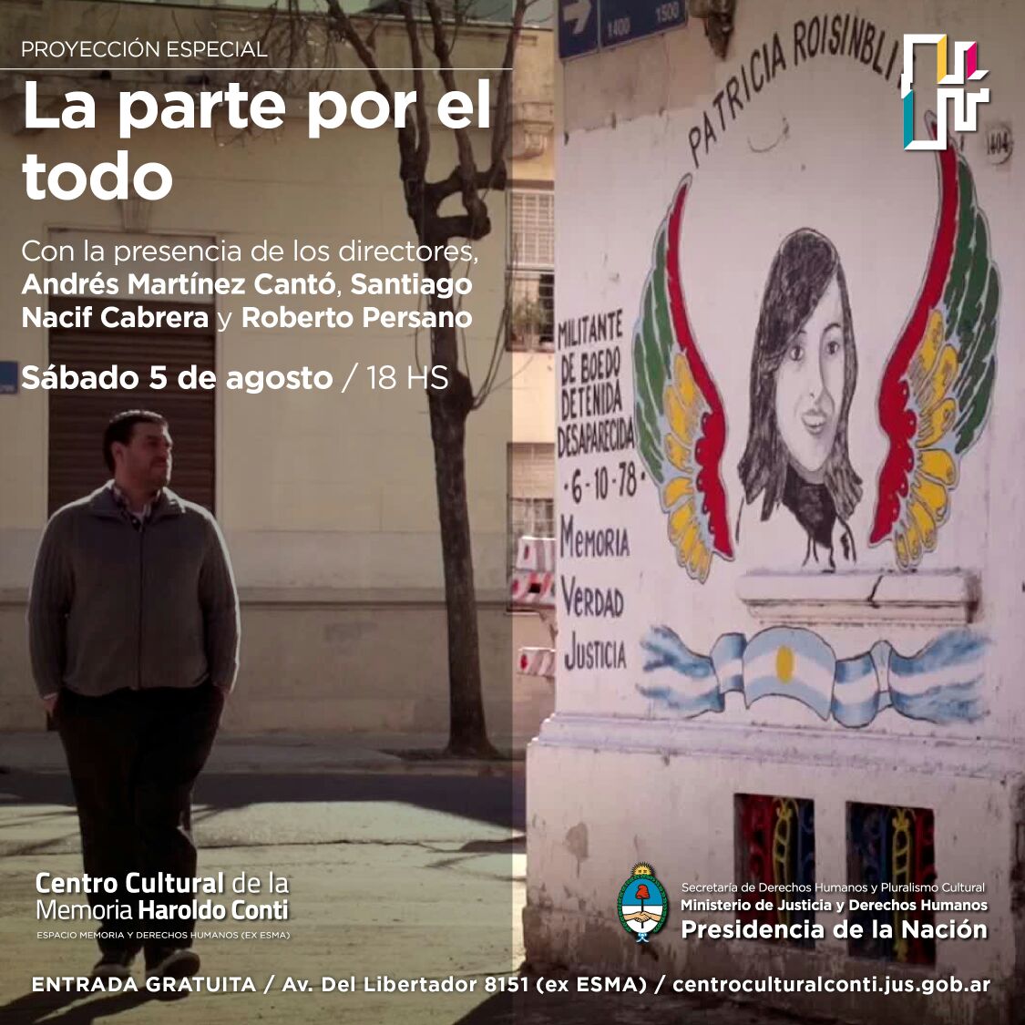LPxETdocumental's tweet photo. Hoy @LPxETdocumental  en el @CCMHCONTI .18 hs. Gratis
 @espacio_memoria 
@RDocumental https://t.co/XYIuVvz0tV