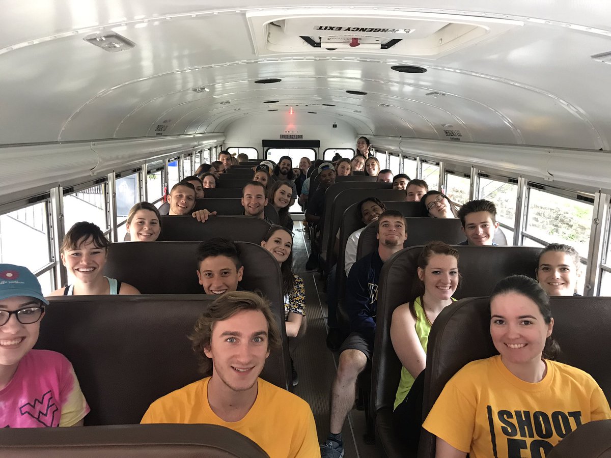 <a href="/HonorsHallWVU/">The Honors Hall</a> <a href="/WVULINCOLNHALL/">Lincoln Hall</a> and Summit Hall RAs are on our way to volunteer at the Mon County fair!! <a href="/WVUHousing/">WVU Housing and Residence Life</a> #WVURATraining