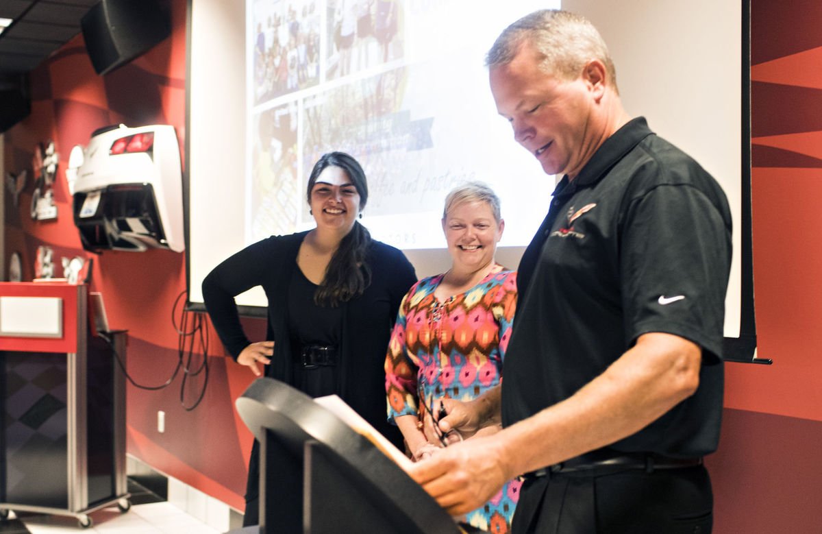 Congrats to the Corvette plant for donating $75,000 to 6 local non-profits bit.ly/2uqar4R